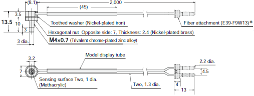 E32-LT11N / LD11N / LR11NP 외형 치수 4 